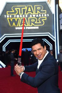 Mario Lopez Star Wars 7 Premiere