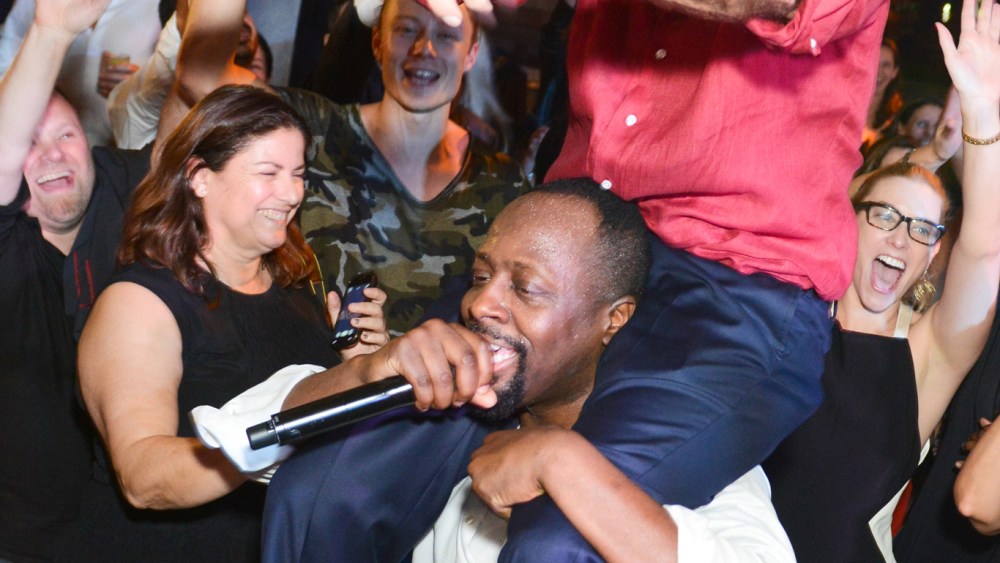 Jorge M. Pérez and Wyclef Jean