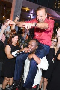 Jorge M. Pérez and Wyclef Jean