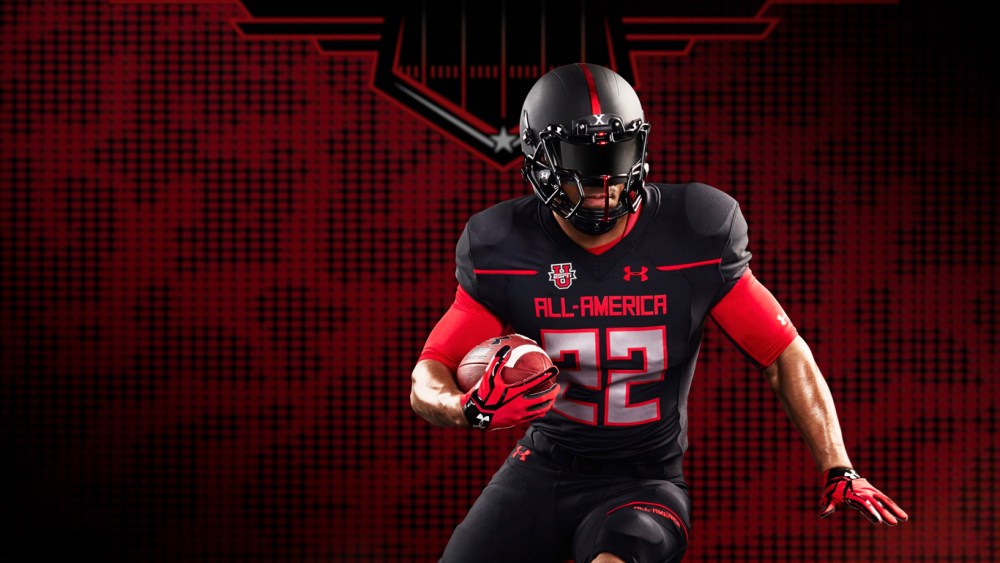 Under Armour designed uniforms for the ninth annual Under Armour All-America Football Game.