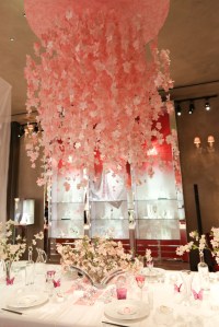 A dining table at Baccarat's