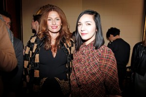 Aurélie Saada and Sylvie Hoarau front row alexis mabille couture spring 2016