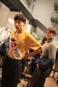 Backstage at Fendi Men's Fall 2016