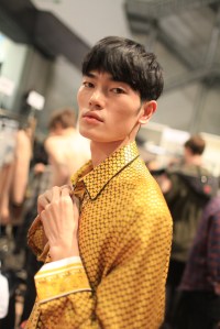 Backstage at Fendi Men's Fall 2016