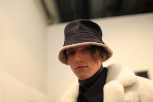 Backstage at Fendi Men's Fall 2016