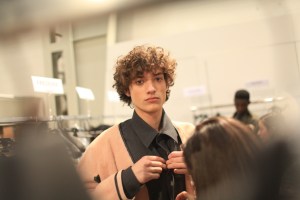 Backstage at Fendi Men's Fall 2016