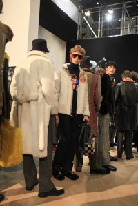 Backstage at Fendi Men's Fall 2016