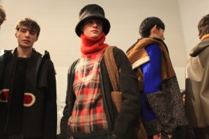 Backstage at Fendi Men's Fall 2016