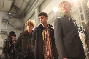 Backstage at Fendi Men's Fall 2016