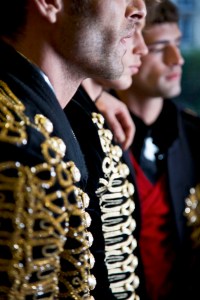 Backstage at Balmain Men's Fall 2016