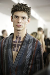 Backstage at Berluti Men's Fall 2016