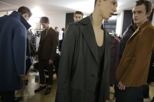 Backstage at Berluti Men's Fall 2016