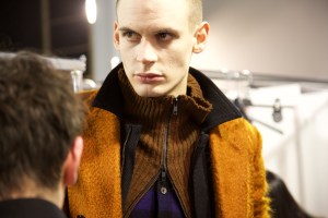 Backstage at Ann Demeulemeester Men's RTW Fall 2016