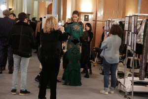 Backstage at Balmain Men's RTW Fall 2016