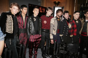 Backstage at Balmain Men's RTW Fall 2016