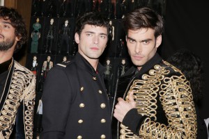 Backstage at Balmain Men's RTW Fall 2016