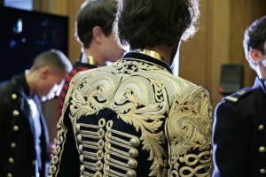 Backstage at Balmain Men's RTW Fall 2016