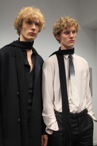 Backstage at Bottega Veneta Men's Fall 2016