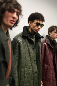 Backstage at Bottega Veneta Men's Fall 2016