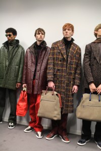 Backstage at Bottega Veneta Men's Fall 2016