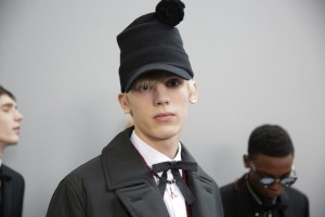 Backstage at Dior Homme men's RTW Fall 20