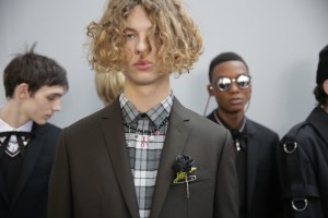 Backstage at Dior Homme men's RTW Fall 20
