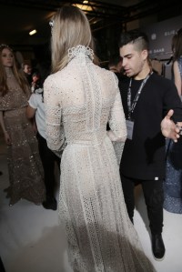 Backstage at Elie Saab Couture Spring 2016
