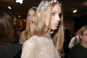 Backstage at Elie Saab Couture Spring 2016