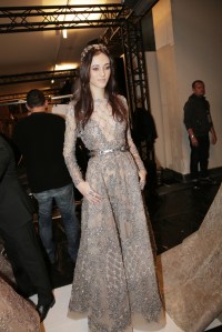 Backstage at Elie Saab Couture Spring 2016