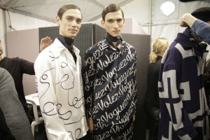 Backstage at Louis Vuitton Men's RTW Fall 2016