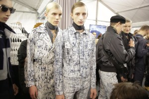 Backstage at Louis Vuitton Men's RTW Fall 2016