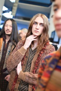Backstage at Missoni Men's Fall 2016