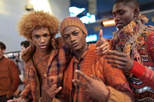 Backstage at Missoni Men's Fall 2016