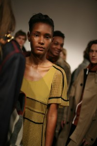 Backstage at Burberry Men's Fall 2016