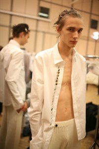 Backstage at JW Anderson Men's Fall 2016