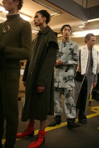 Backstage at JW Anderson Men's Fall 2016