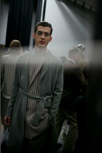 Backstage at Lucio Vanotti Men's Fall 2016