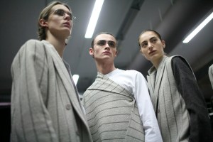 Backstage at Lucio Vanotti Men's Fall 2016