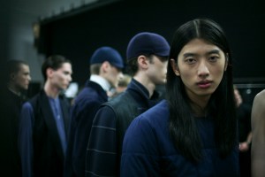 Backstage at Lucio Vanotti Men's Fall 2016