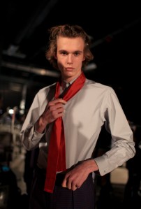 Backstage Canali Men's Fall 2016