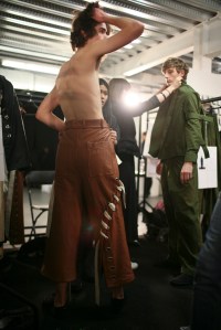 Backstage at Craig Green Men's Fall 2016