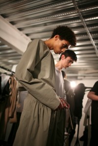 Backstage at Craig Green Men's Fall 2016