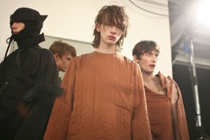 Backstage at Craig Green Men's Fall 2016
