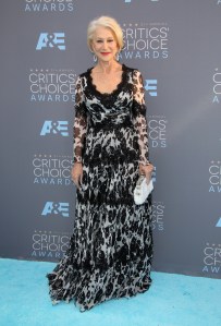 Helen Mirren 21st Annual Critics' Choice Awards, Arrivals, Los Angeles, America - 17 Jan 2016
