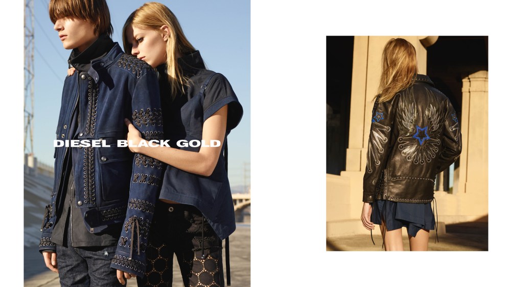 Lexi Boling Stars in Diesel Black Gold Spring Ads