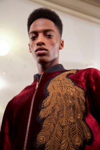 Backstage at Dries Van Noten Men's Fall 2016