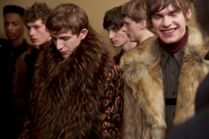 Backstage at Dries Van Noten Men's Fall 2016