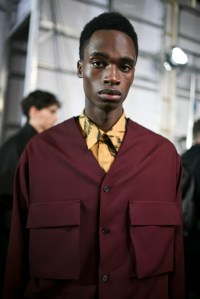 Backstage at Marni Men's Fall 2016