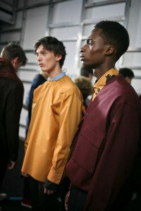 Backstage at Marni Men's Fall 2016