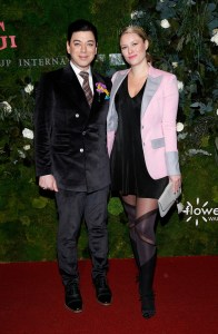 Malan Breton and Kiera Chaplin FGI RISING STARS LUNCHEON